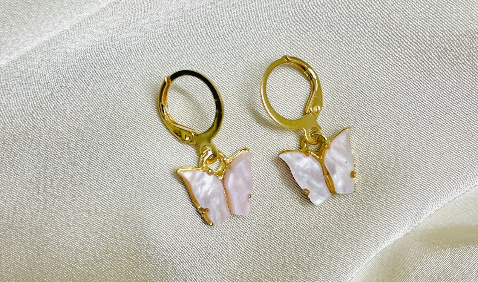 Pink Butterfly Dreams Earrings