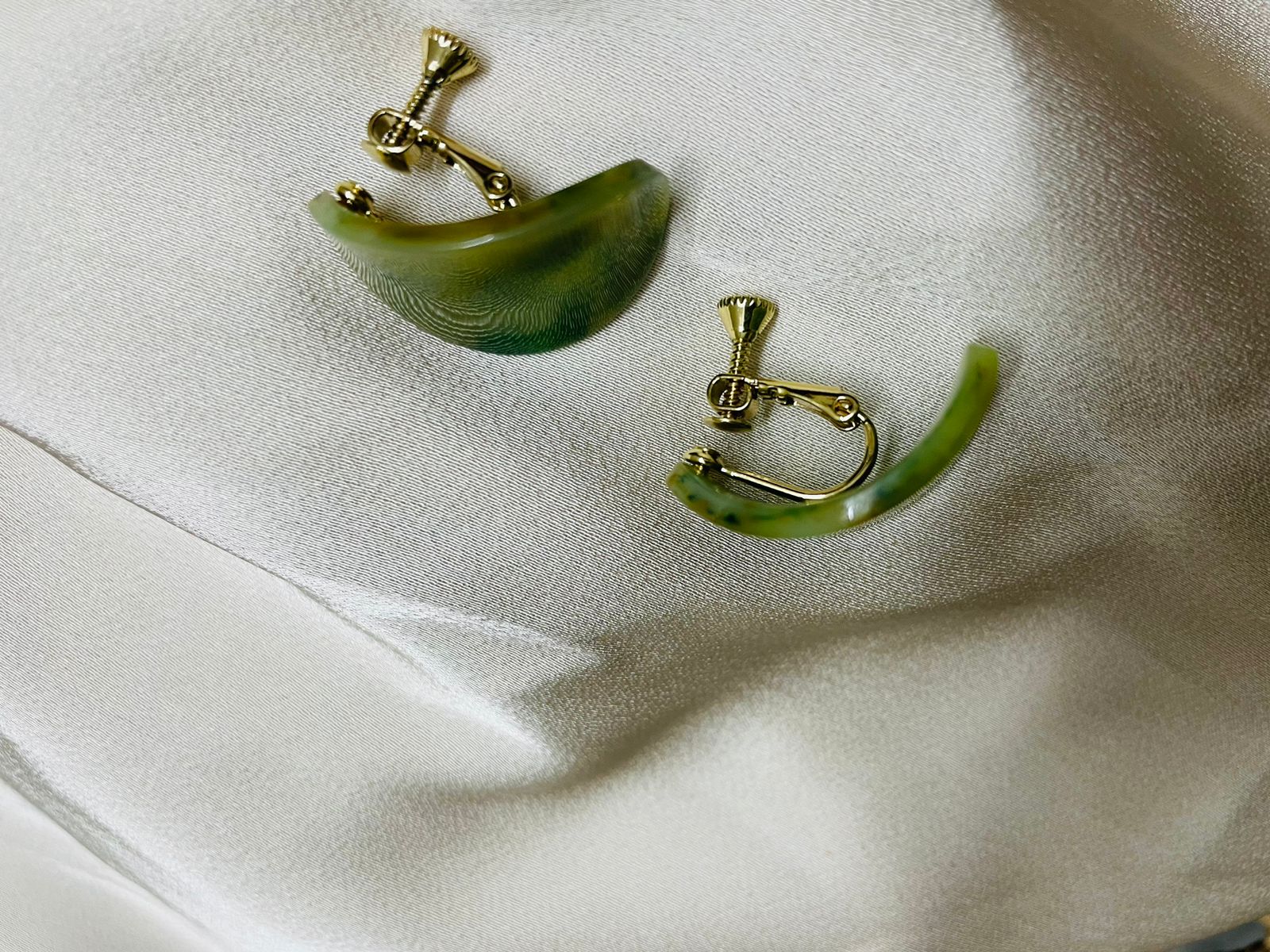 Royal Green Marble studs