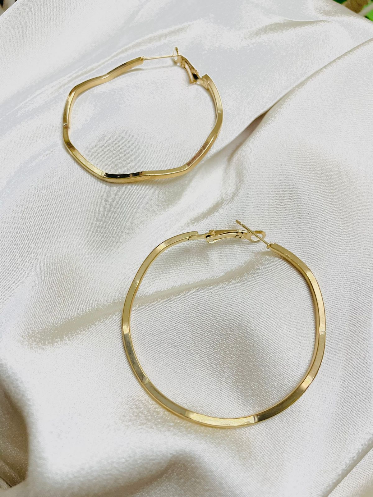 Radiant Golden Hoops