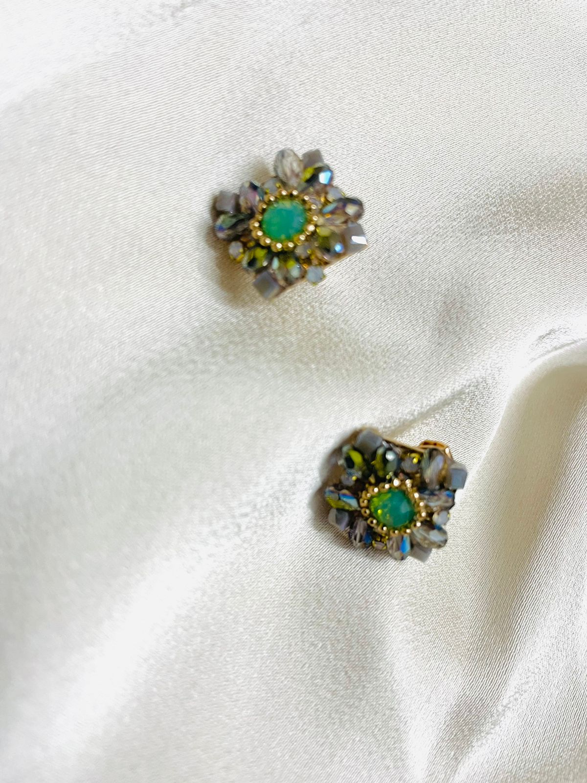 Elegant Jewel Toned Studs