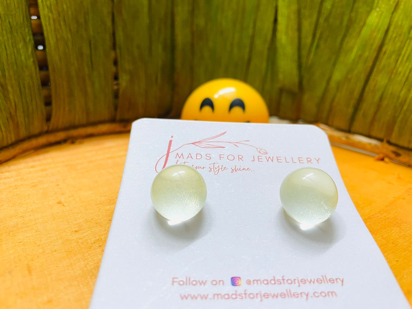 Reflective Elegance Studs